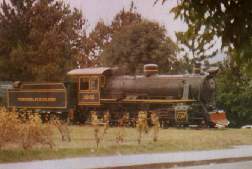 Restos de un viejo ferrocarril ubicados en el terminal de transportes